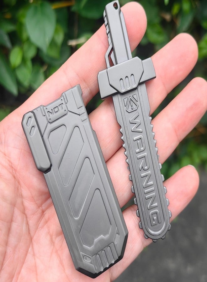 T-Conceal EDC Fidget Sliders Fidget Toys Stress Relief for Adults Metal Toy Mechanical Push Stress Relief Toy Sword Style Fidget Toy for (Grey) - Image 3